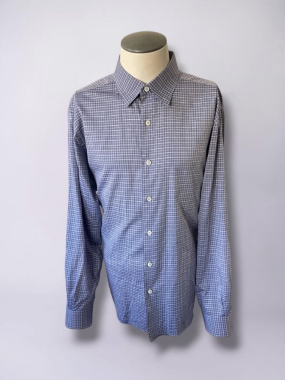 ERMENEGILDO ZEGNA MENS LONG SLEEVE SHIRT SIZE XL